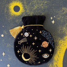 Load image into Gallery viewer, Round Hot Water Bottle - After Dark by House of Disaster