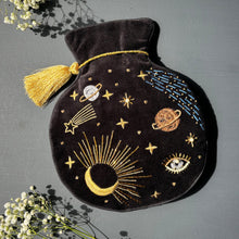 Load image into Gallery viewer, Round Hot Water Bottle - After Dark by House of Disaster