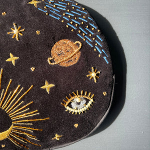 Round Hot Water Bottle - After Dark by House of Disaster