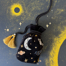 Load image into Gallery viewer, Black Pouch Bag - After Dark by House of Disaster
