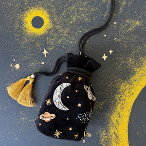 Black Pouch Bag - After Dark by House of Disaster