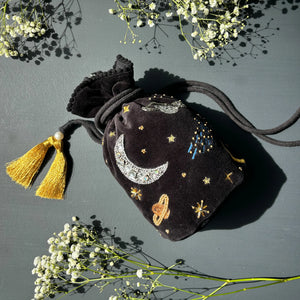Black Pouch Bag - After Dark by House of Disaster