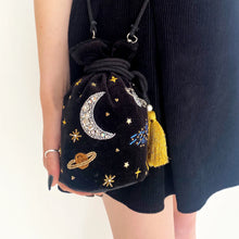 Load image into Gallery viewer, Black Pouch Bag - After Dark by House of Disaster