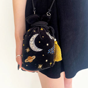 Black Pouch Bag - After Dark by House of Disaster