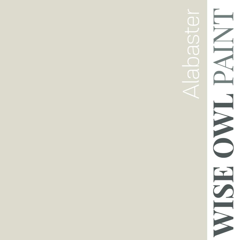 Wise Owl One Hour Enamel Paint - ALABASTER | Cream Kitchen Cabinet & Furniture Paint