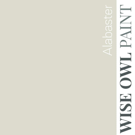 Wise Owl One Hour Enamel Paint - ALABASTER | Cream Kitchen Cabinet & Furniture Paint
