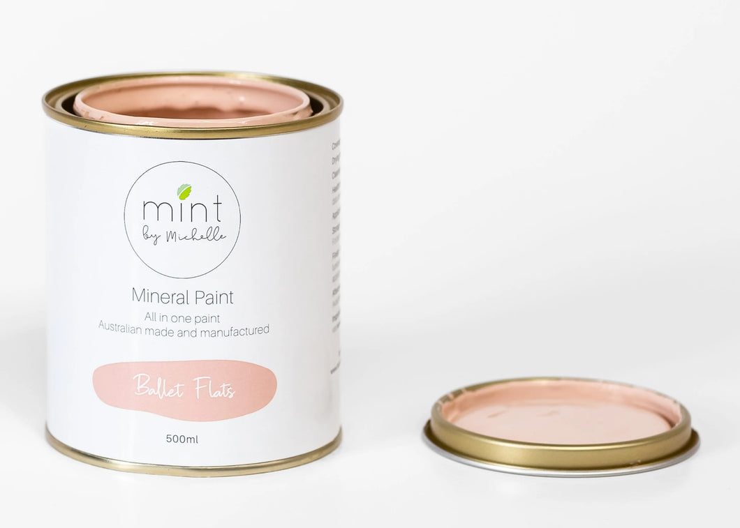 Ballet Flats, Pale Coral Pink Mineral Paint for Furniture, MINT by Michelle