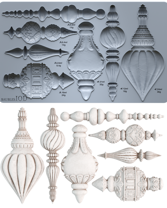 Baubles Mould | Iron Orchid Designs *LIMITED RELEASE*