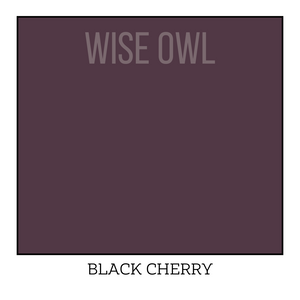 Dark Purple Furniture Paint - Black Cherry - Wise Owl One Hour Enamel Paint