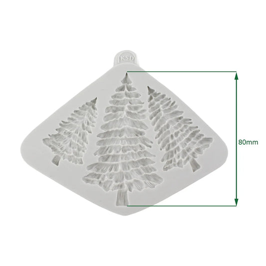 Fir Tree Silhouettes Silicone Mould - Cosmic Shimmer