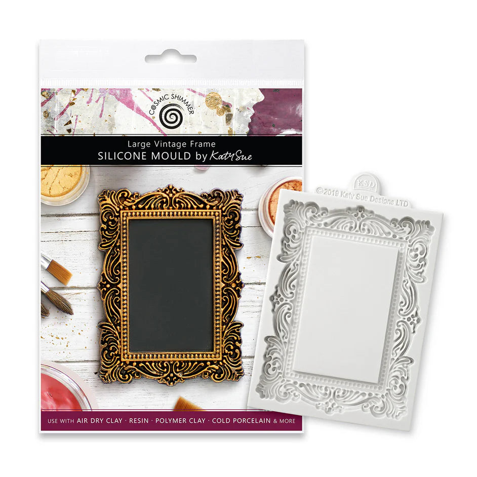 Large Vintage Frame Silicone Mould - Cosmic Shimmer