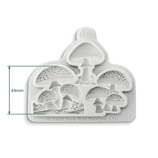 Toadstool Trio Silicone Mould - Cosmic Shimmer