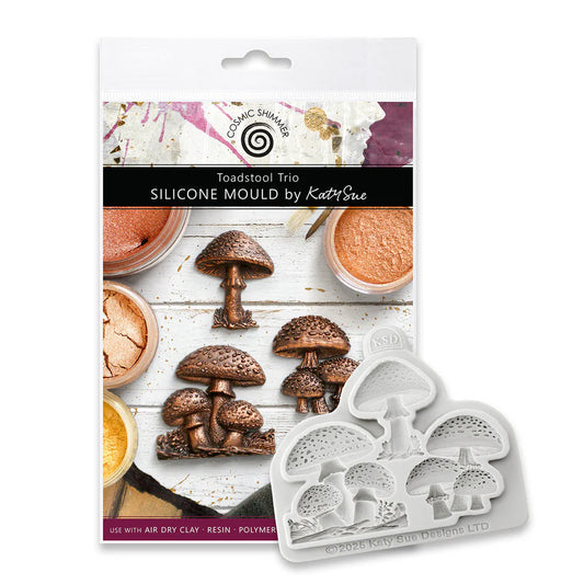 Toadstool Trio Silicone Mould - Cosmic Shimmer
