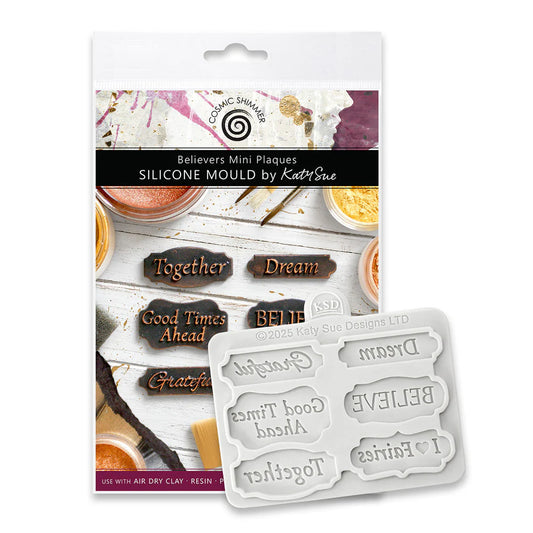 Believers Mini Plaque Silicone Mould - Cosmic Shimmer
