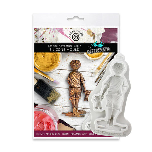 Let The Adventure Begin by Andy Skinner Silicone Mould - Cosmic Shimmer