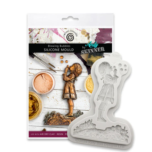 Blowing Bubbles by Andy Skinner Silicone Mould - Cosmic Shimmer