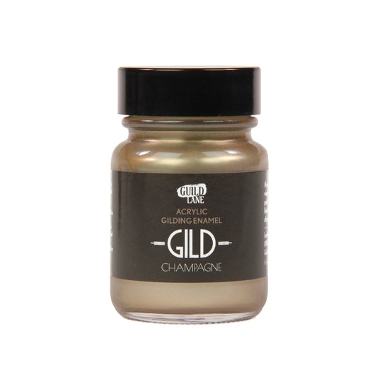GILD Champagne is a silky, neutral beige with warm sandy undertones that sits between gold and silver and glistens like soft champagne bubbles.