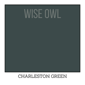 Darkest Green Furniture Paint - Charleston Green - Wise Owl One Hour Enamel Paint