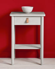 Load image into Gallery viewer, Pale Blue Grey Chalk Paint - Chicago Grey - Annie Sloan Painted Nightstand