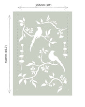 Load image into Gallery viewer, Chinoiserie Birds Stencil - Annie Sloan