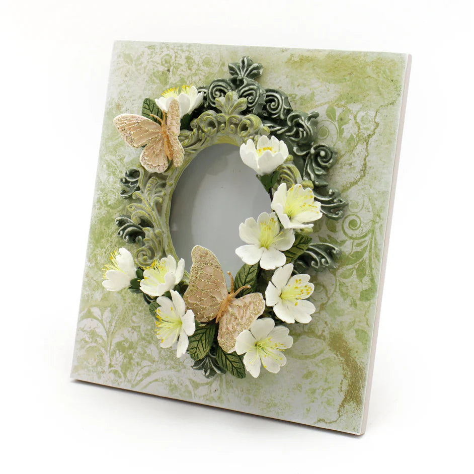 Large Oval Vintage Frame Silicone Mould - Cosmic Shimmer