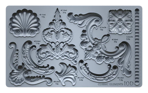 Classic Elements Mould by IOD - Iron Orchid Designs
