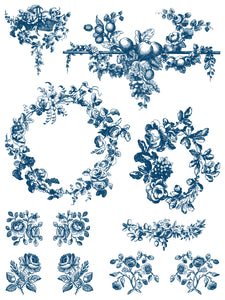 Deft Traditions Azure IOD Paint Inlay - Iron Orchid Designs