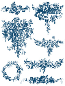 Deft Traditions Azure IOD Paint Inlay - Iron Orchid Designs