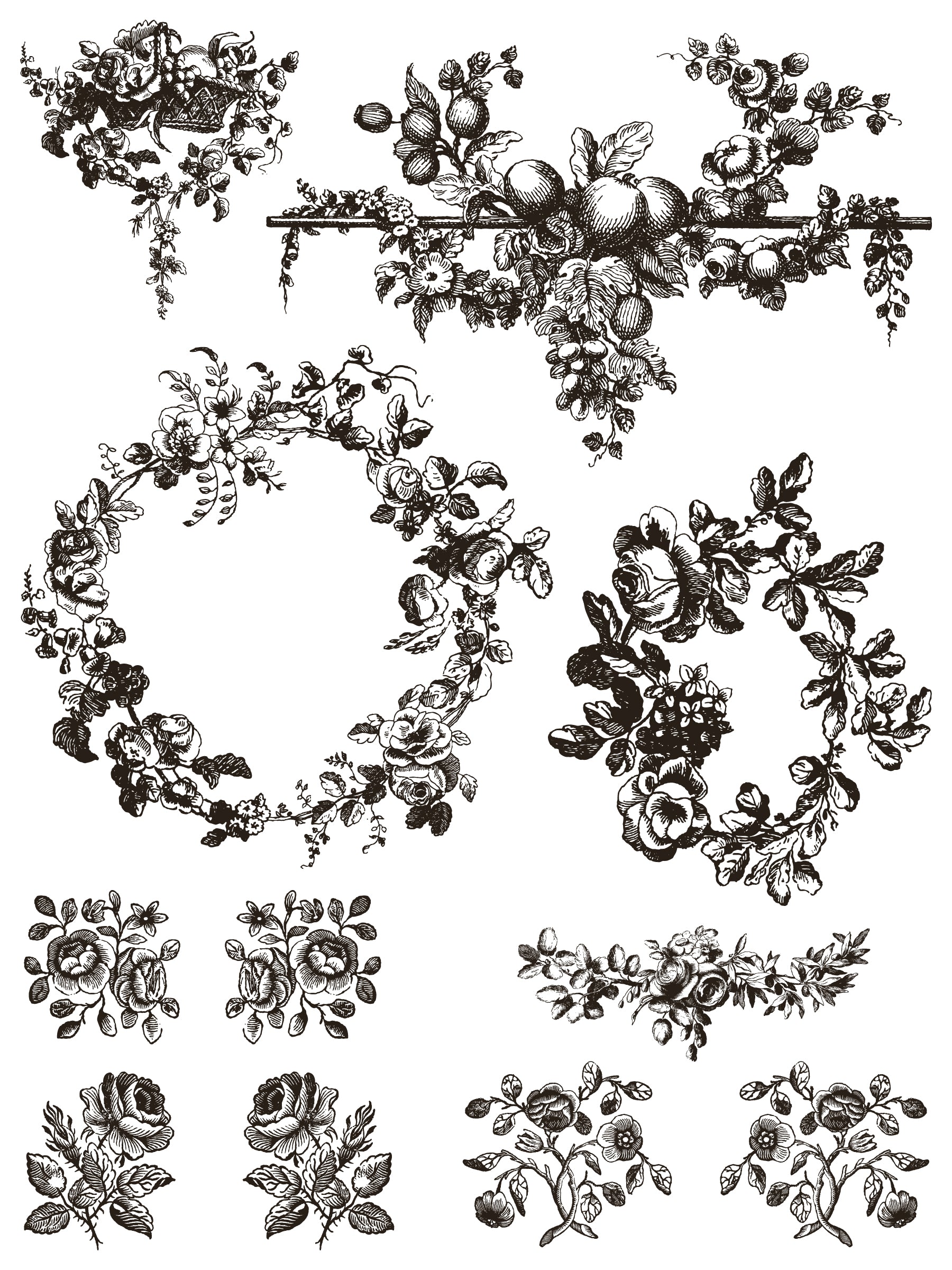 Deft Traditions Noir IOD Paint Inlay - Iron Orchid Designs