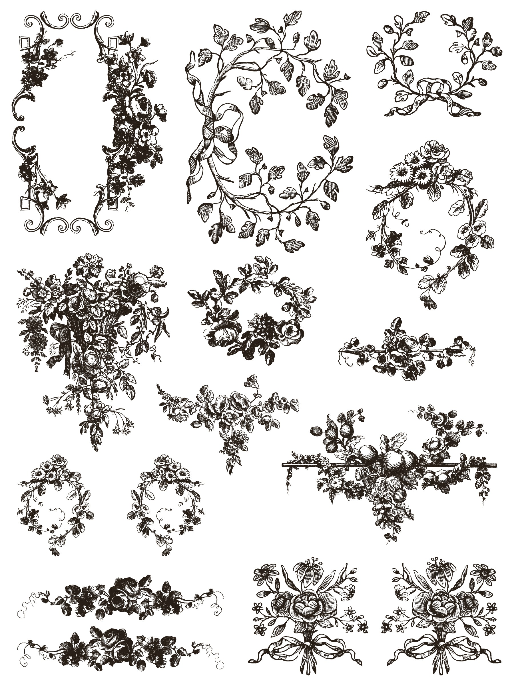 Deft Traditions Noir IOD Paint Inlay - Iron Orchid Designs