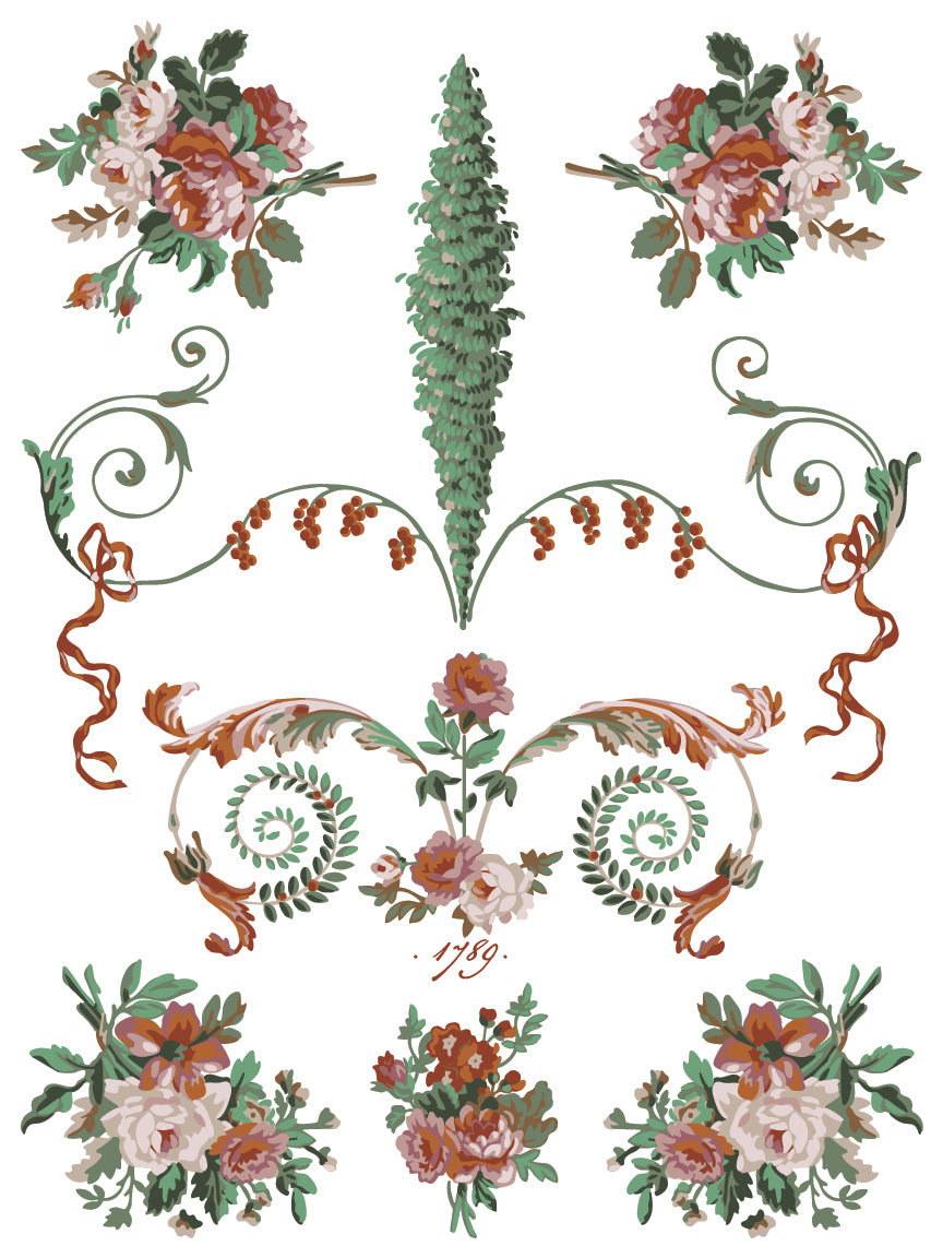 La Folie IOD Paint Inlay - Iron Orchid Designs