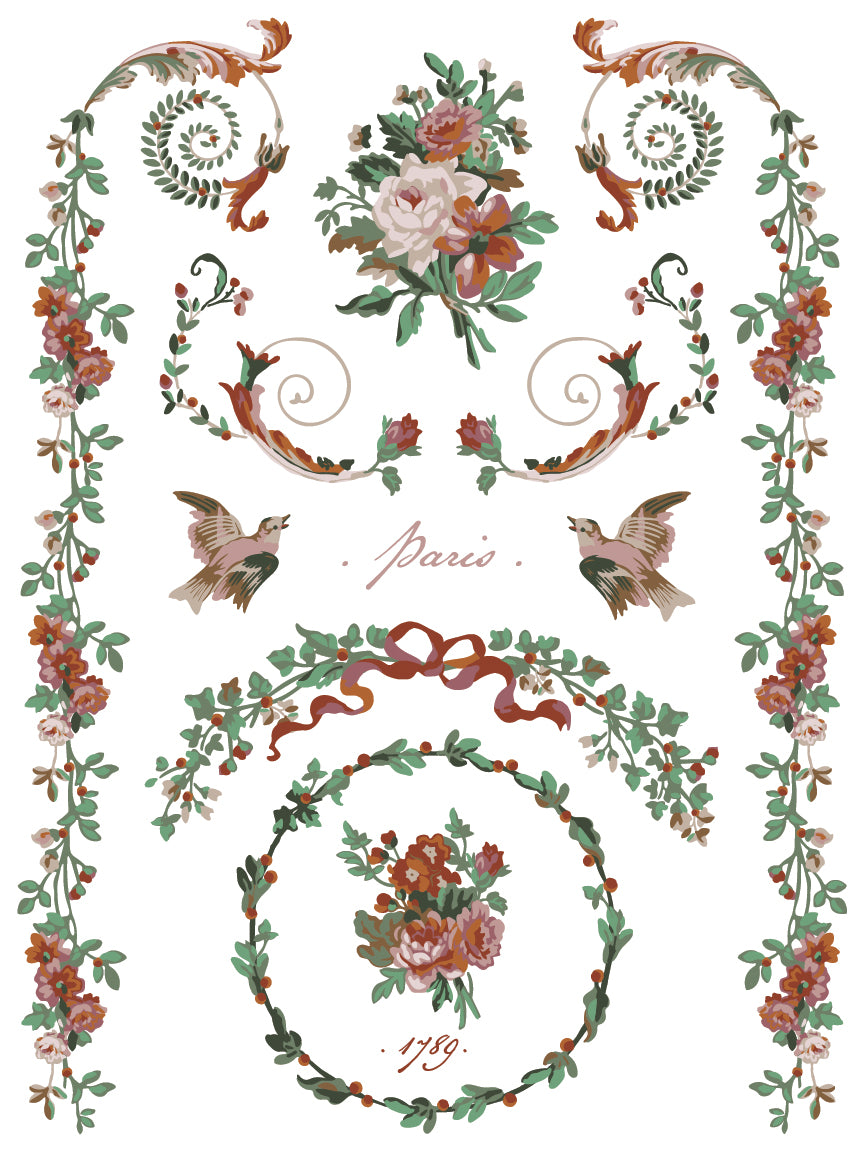 La Folie IOD Paint Inlay - Iron Orchid Designs