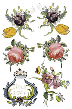 Load image into Gallery viewer, Fairytale Florals IOD Transfer - Iron Orchid Designs