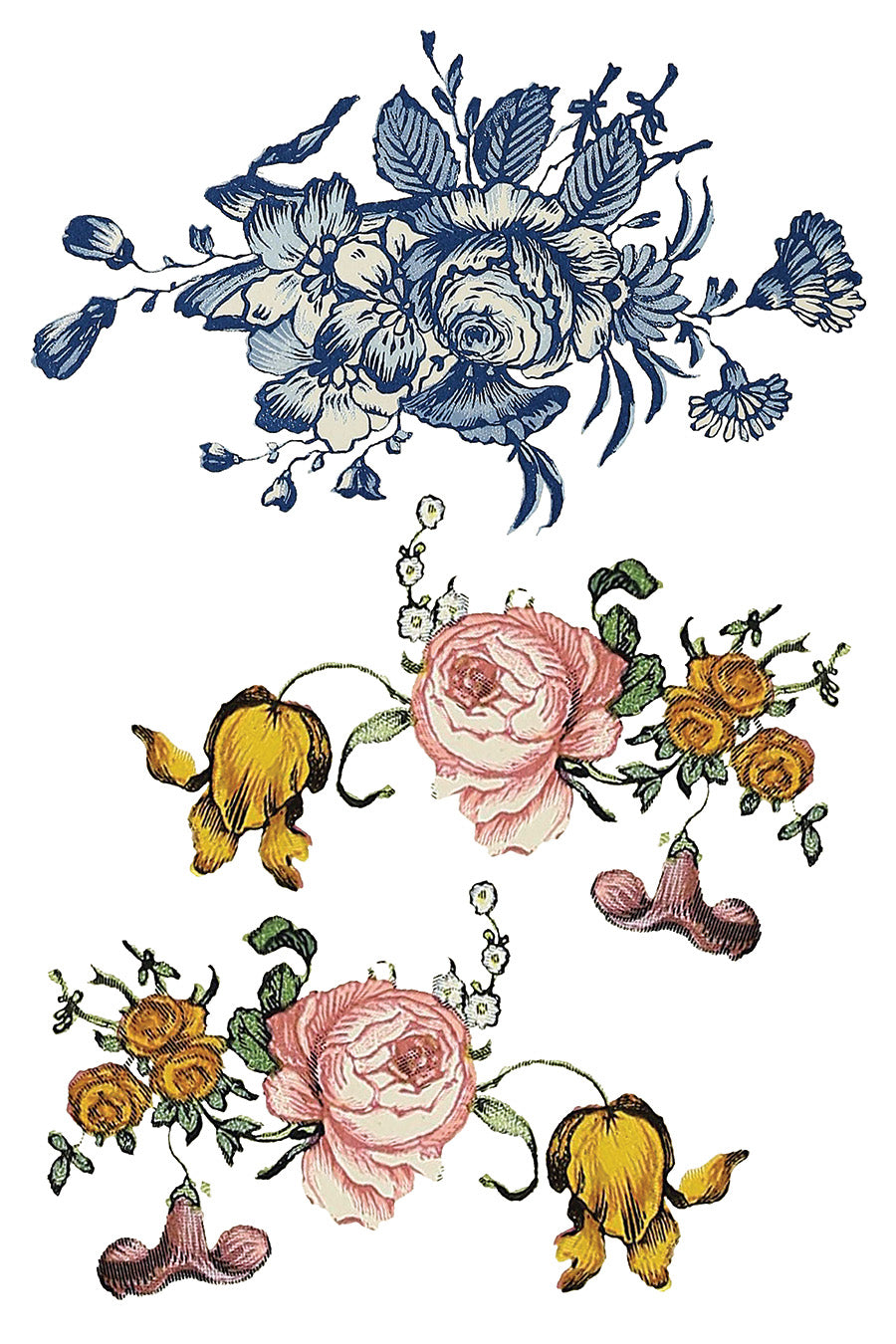 Fairytale Florals IOD Transfer - Iron Orchid Designs