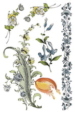 Load image into Gallery viewer, Fairytale Florals IOD Transfer - Iron Orchid Designs