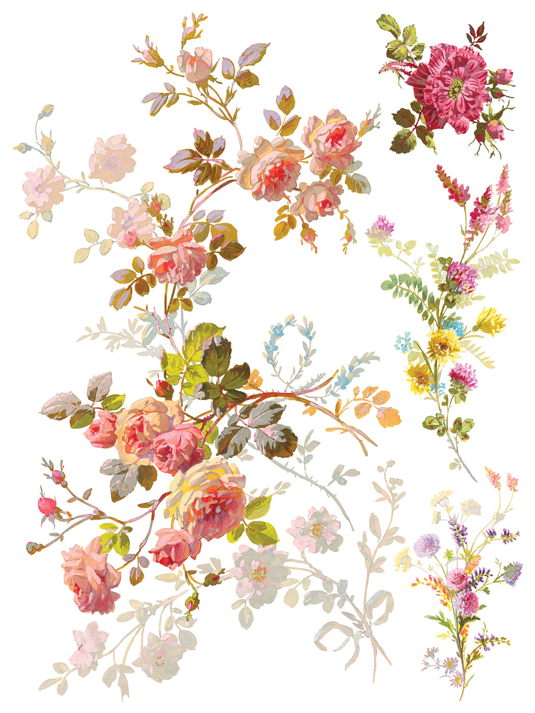 Saint Germain IOD Transfer - Iron Orchid Designs