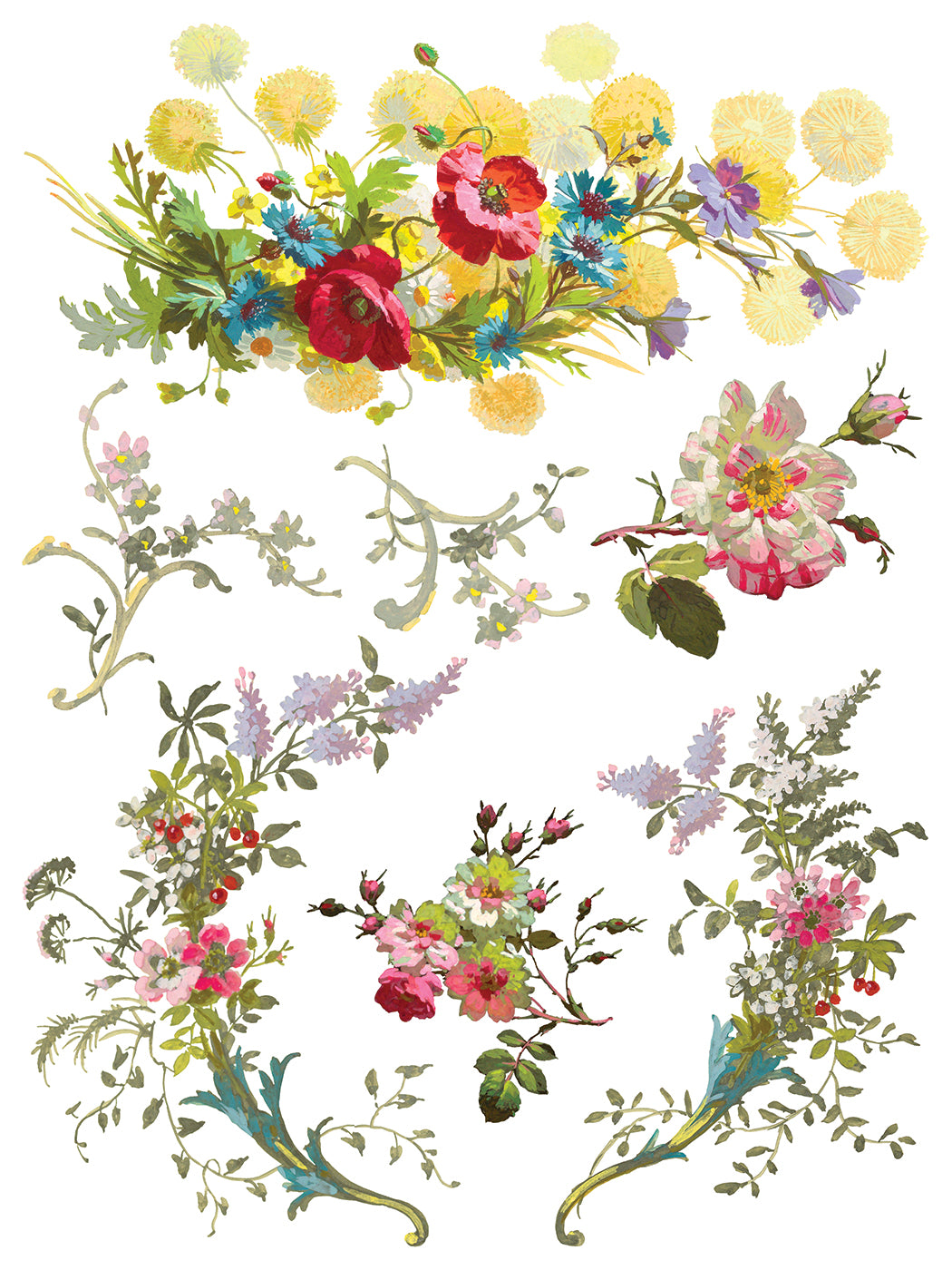 Saint Germain IOD Transfer - Iron Orchid Designs