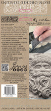 Load image into Gallery viewer, Iron Orchid Designs mould with detailed design and text on a beige background
