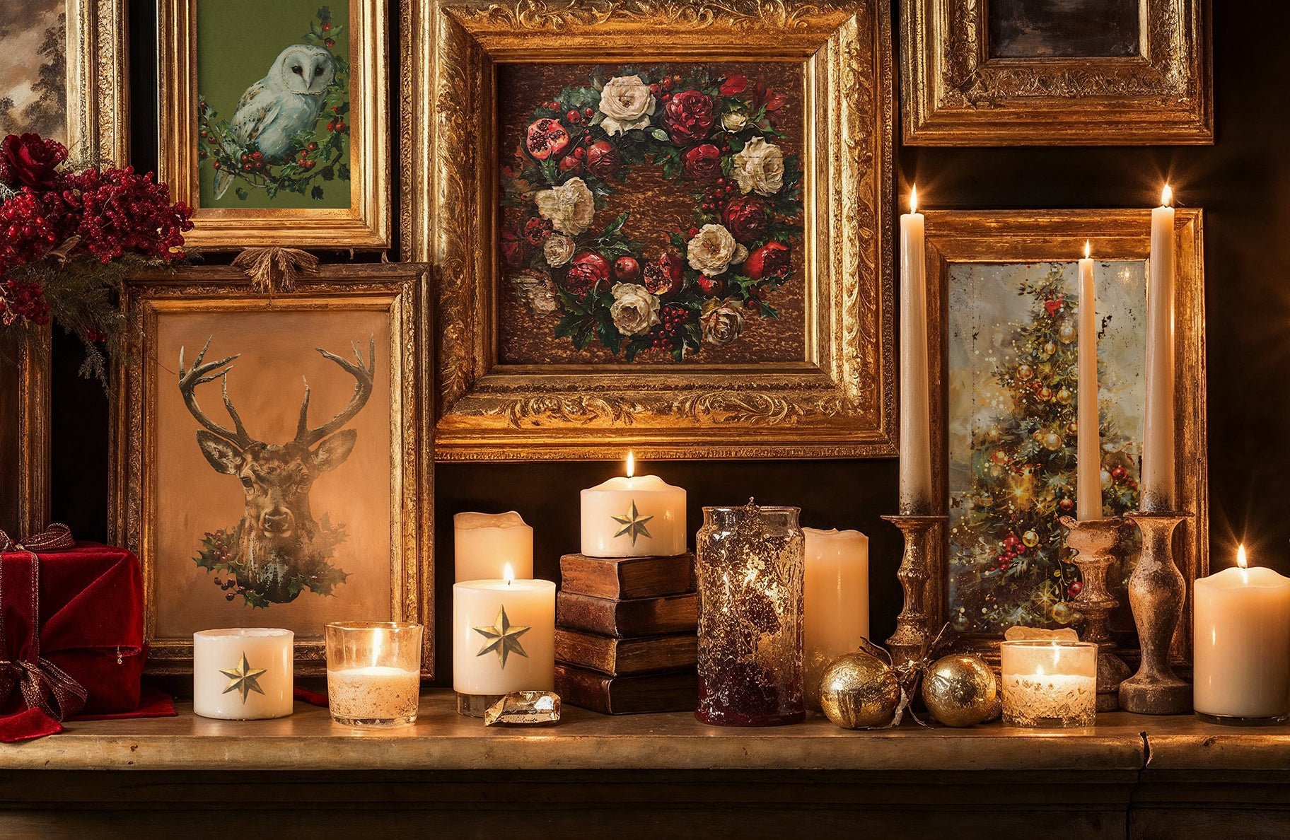 Crimson Velvet IOD Transfer - Iron Orchid Designs