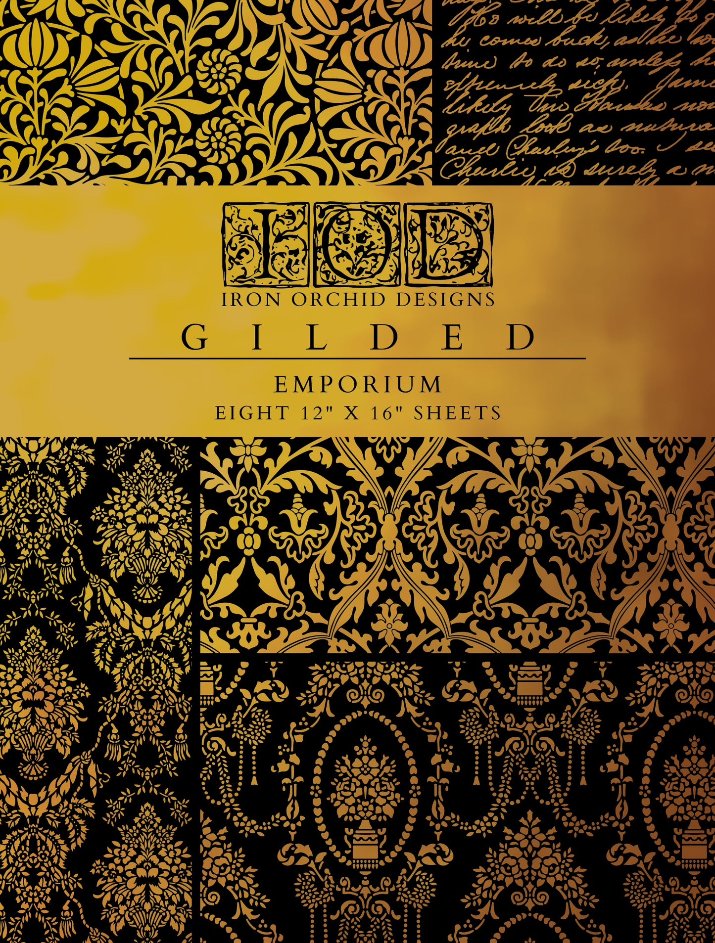 Emporium IOD Gilded Foil Transfer - Iron Orchid Designs