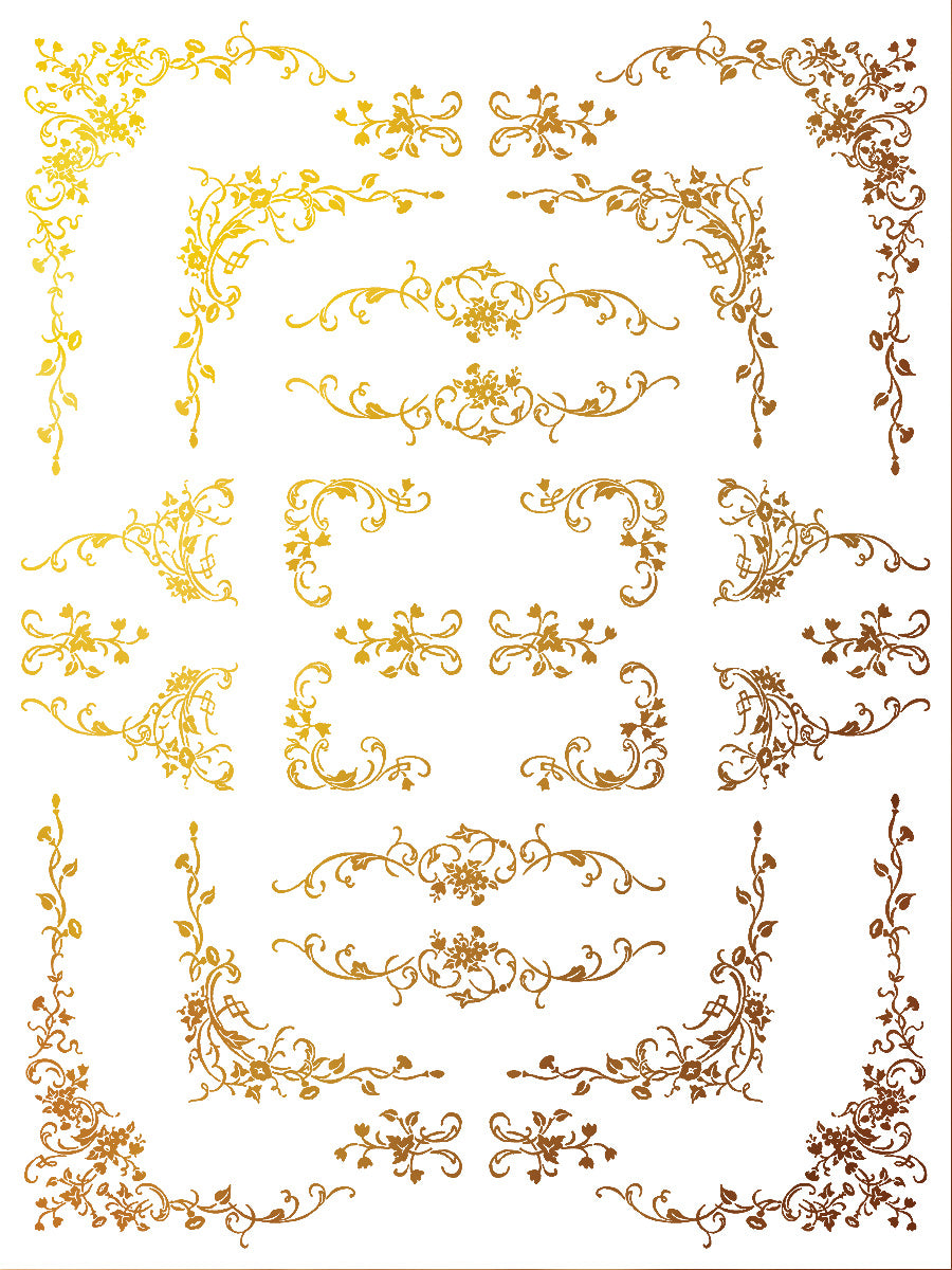 Si Belle IOD Gilded Foil Transfer - Iron Orchid Designs