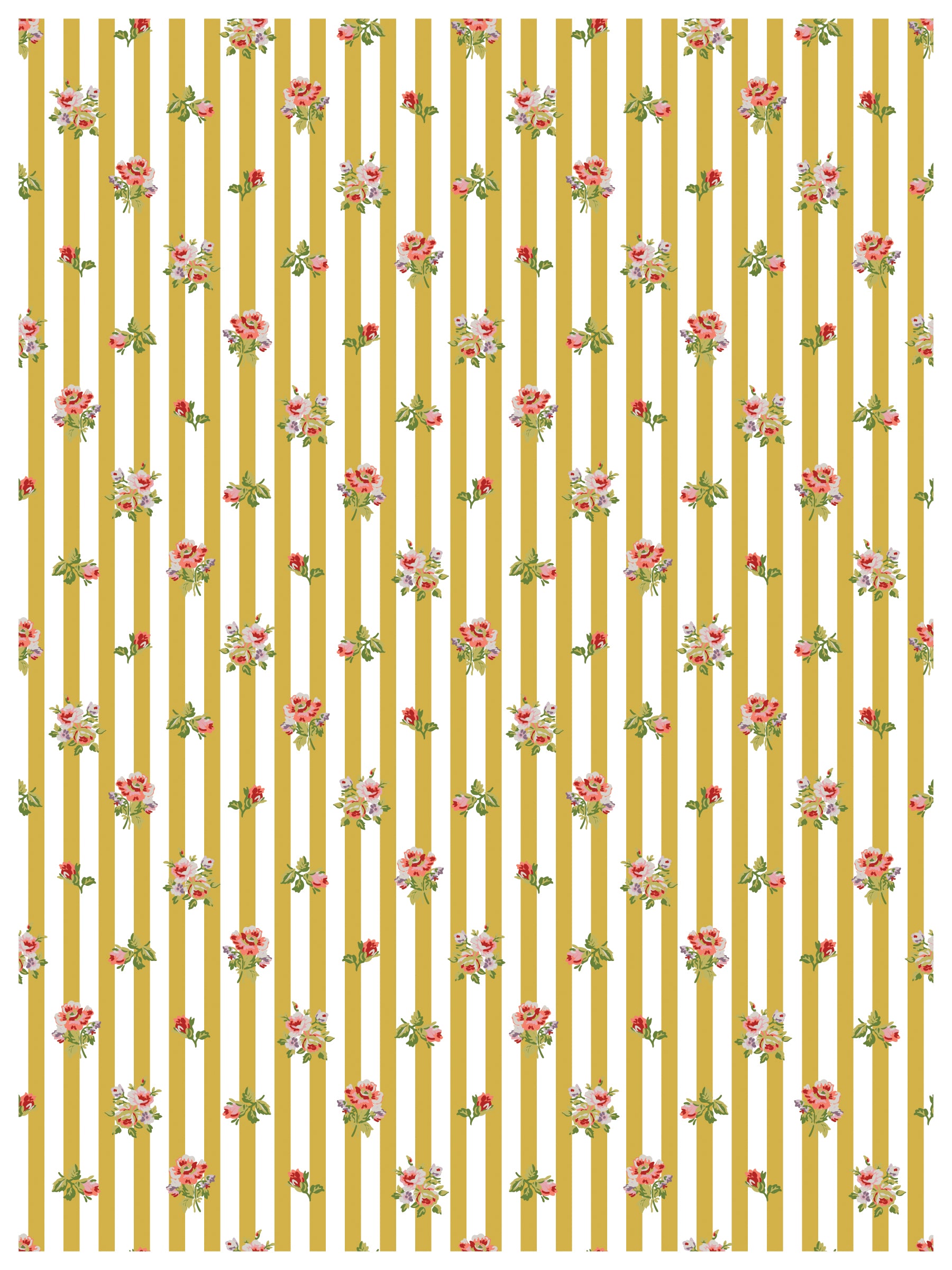 Ditsy Blooms IOD Paint Inlay - Iron Orchid Designs