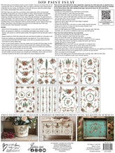 Load image into Gallery viewer, Product packaging for IOD Paint Inlay with floral patterns and text on a white background