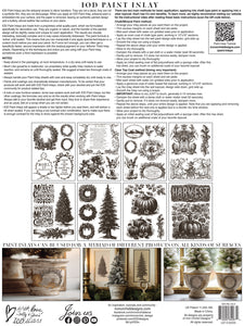 Gloria IOD Paint Inlay - Iron Orchid Designs