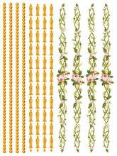 Load image into Gallery viewer, Petite Fleur Pink IOD Paint Inlay - Iron Orchid Designs