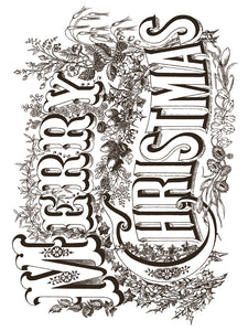Twelfth Night IOD Paint Inlay - Iron Orchid Designs