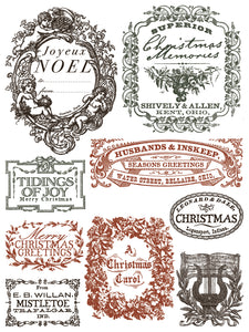 Twelfth Night IOD Paint Inlay - Iron Orchid Designs