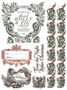 Twelfth Night IOD Paint Inlay - Iron Orchid Designs