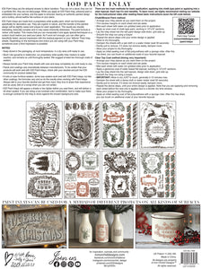 Twelfth Night IOD Paint Inlay - Iron Orchid Designs