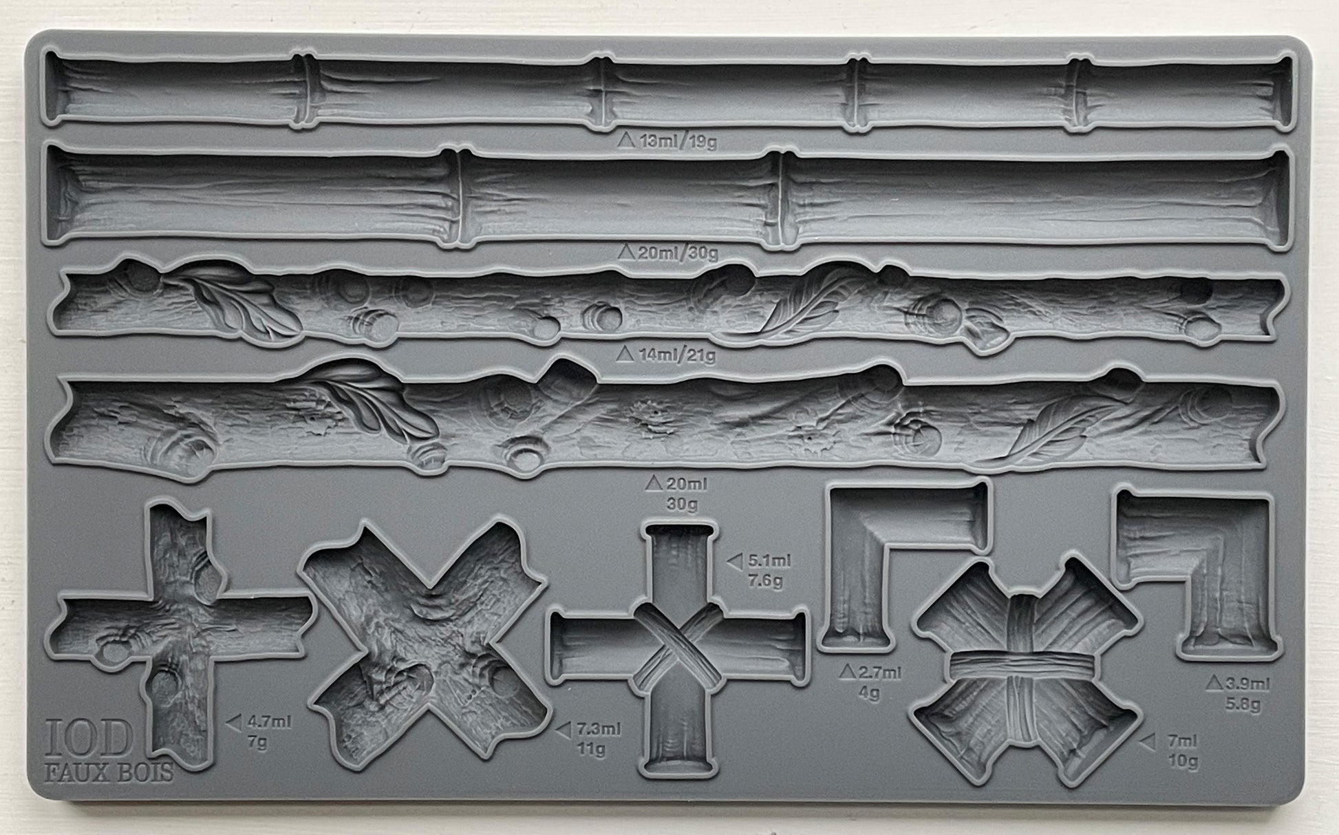 Faux Bois Mould by IOD - Iron Orchid Designs
